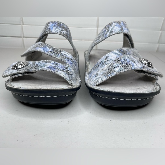 Alegria Bet-6003 Leather Sz 42 Slide-On Wedge Sandals - Picture 5 of 13